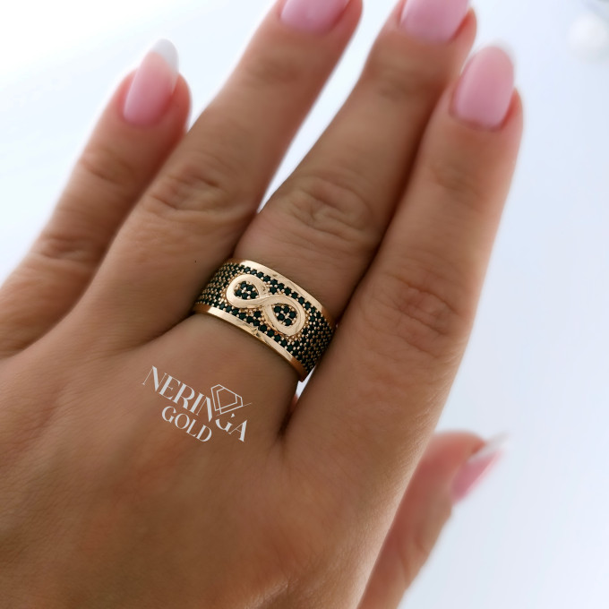 Rose gold women's ring #63921 Rose gold women's ring #63921