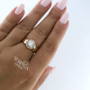 Rose gold women's ring #63932 Rose gold women's ring #63932