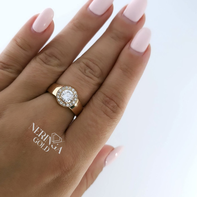 Rose gold women's ring #63932 Rose gold women's ring #63932