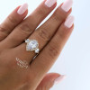 Rose gold women's ring #63895