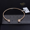 Rose gold hoop bracelet #61779