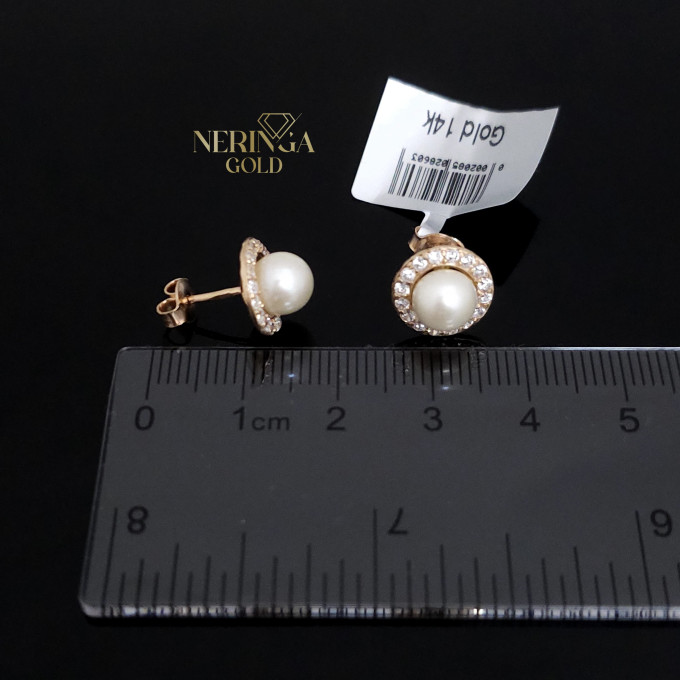 Rose gold stud earrings #62856 Rose gold stud earrings #62856