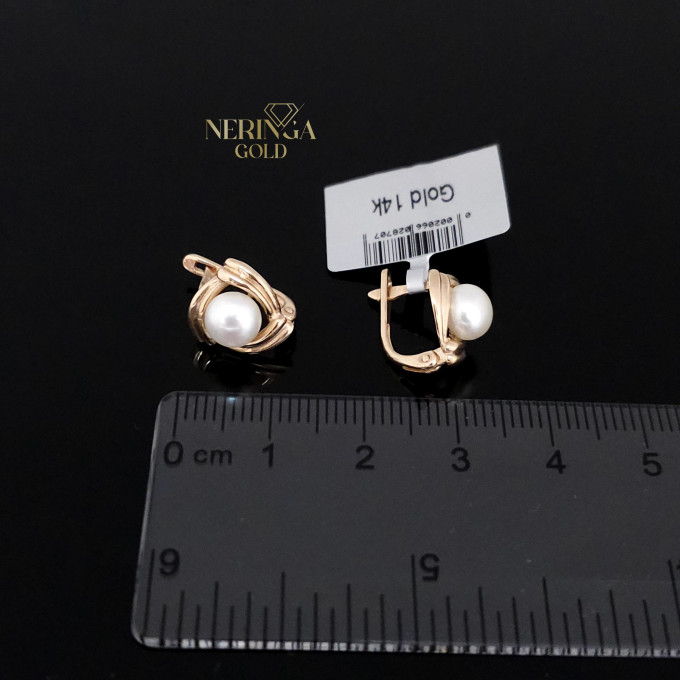 Rose gold english lock earrings #63712 Rose gold english lock earrings #63712