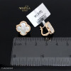 Rose gold english lock earrings #63915 Rose gold english lock earrings #63915