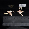 Rose gold english lock earrings #60485 Rose gold english lock earrings #60485