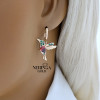 Rose gold english lock earrings #63644 Rose gold english lock earrings #63644