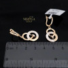 Rose gold english lock earrings #62853 Rose gold english lock earrings #62853