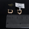 Rose gold children earrings #68035