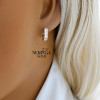 Rose gold children earrings #68035