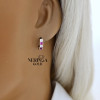 Rose gold children earrings #68033