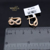Rose gold english lock earrings #63639 Rose gold english lock earrings #63639