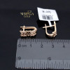 Rose gold english lock earrings #60518 Rose gold english lock earrings #60518