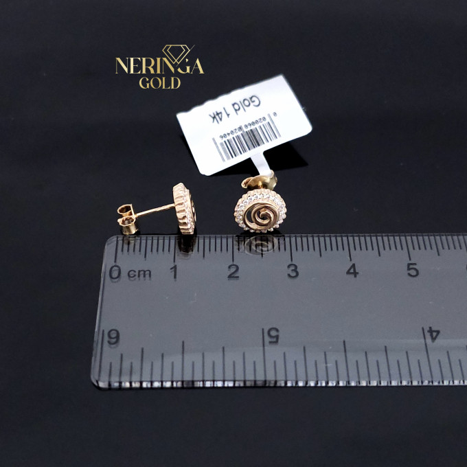 Rose gold stud earrings #63737 Rose gold stud earrings #63737