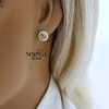 Rose gold stud earrings #63737 Rose gold stud earrings #63737