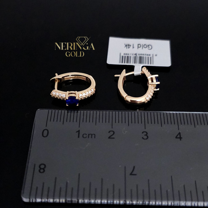 Rose gold english lock earrings #63189 Rose gold english lock earrings #63189