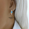 Rose gold english lock earrings #63641 Rose gold english lock earrings #63641