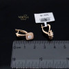 Rose gold english lock earrings #63631 Rose gold english lock earrings #63631