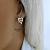 Rose gold english lock earrings #63638 Rose gold english lock earrings #63638