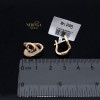 Rose gold english lock earrings #63638 Rose gold english lock earrings #63638