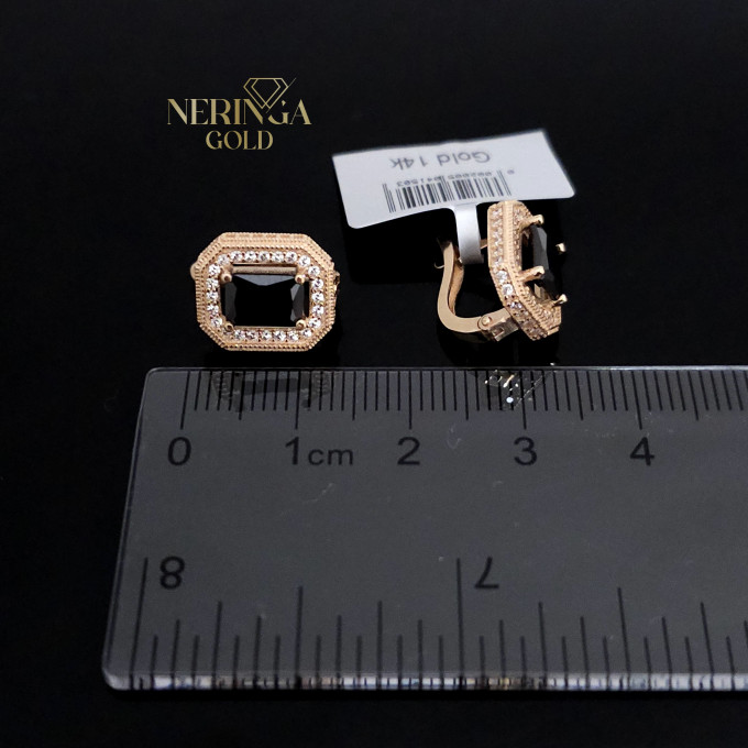 Rose gold english lock earrings #64853 Rose gold english lock earrings #64853