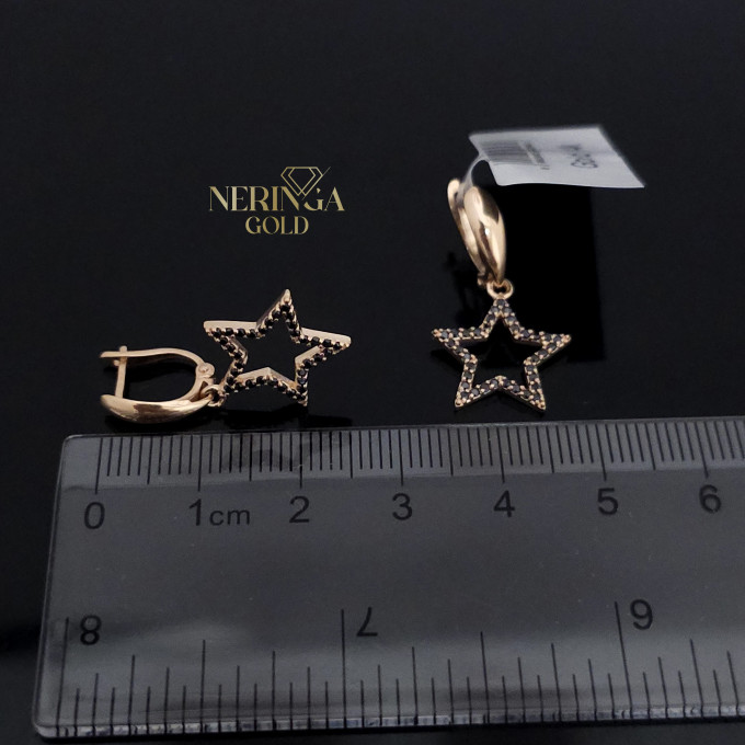 Rose gold english lock earrings #63643 Rose gold english lock earrings #63643