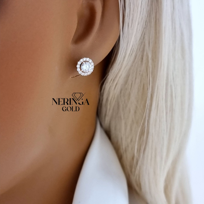 Rose gold stud earrings #62210 Rose gold stud earrings #62210