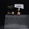 Rose gold stud earrings #68205