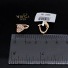 Rose gold children earrings #63096