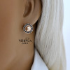 Rose gold english lock earrings #63632 Rose gold english lock earrings #63632