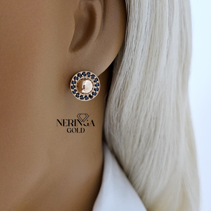 Rose gold english lock earrings #63632 Rose gold english lock earrings #63632