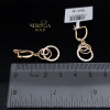 Rose gold english lock earrings #63102 Rose gold english lock earrings #63102