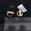 Rose gold english lock earrings #63645 Rose gold english lock earrings #63645