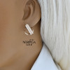 Rose gold english lock earrings #63645 Rose gold english lock earrings #63645