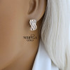 Rose gold english lock earrings #63627 Rose gold english lock earrings #63627