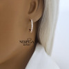 Rose gold earring #68701