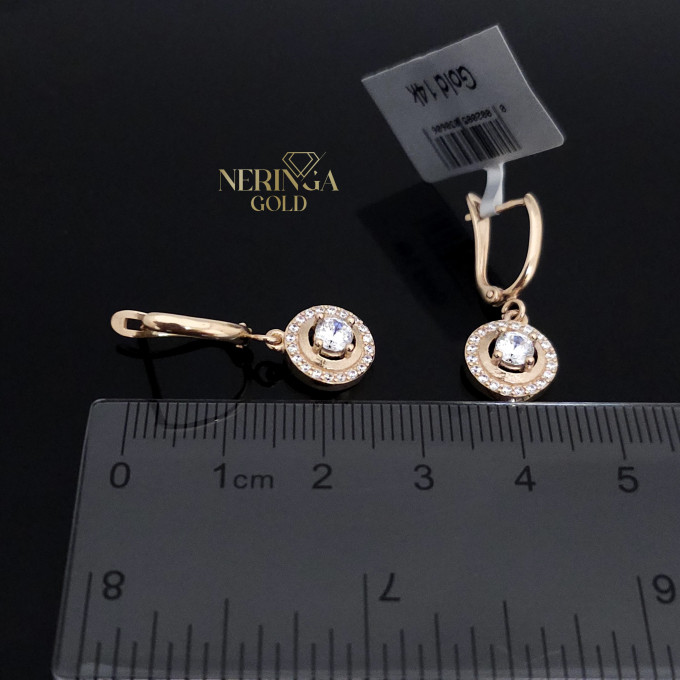 Rose gold english lock earrings #65893 Rose gold english lock earrings #65893