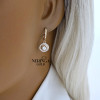 Rose gold english lock earrings #65893 Rose gold english lock earrings #65893