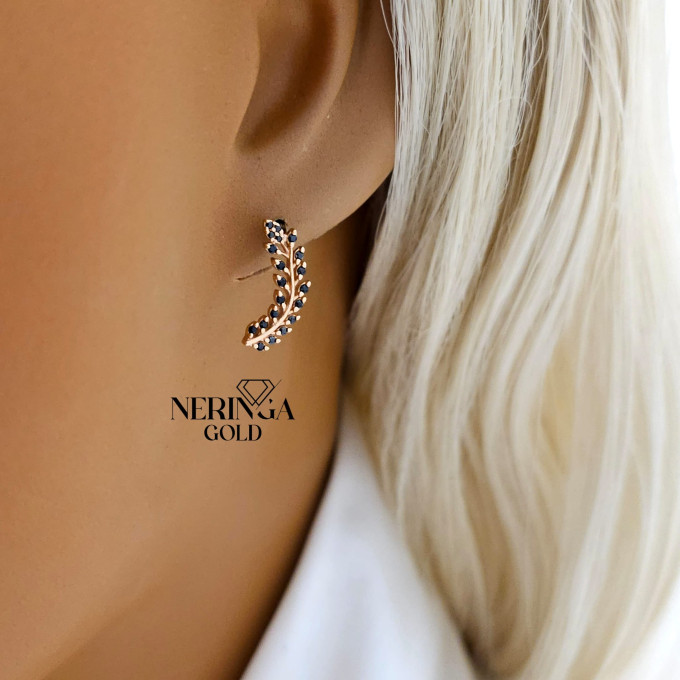 Rose gold stud earrings #60758 Rose gold stud earrings #60758