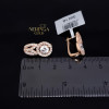 Rose gold english lock earrings #60517 Rose gold english lock earrings #60517