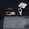 Rose gold english lock earrings #64153 Rose gold english lock earrings #64153