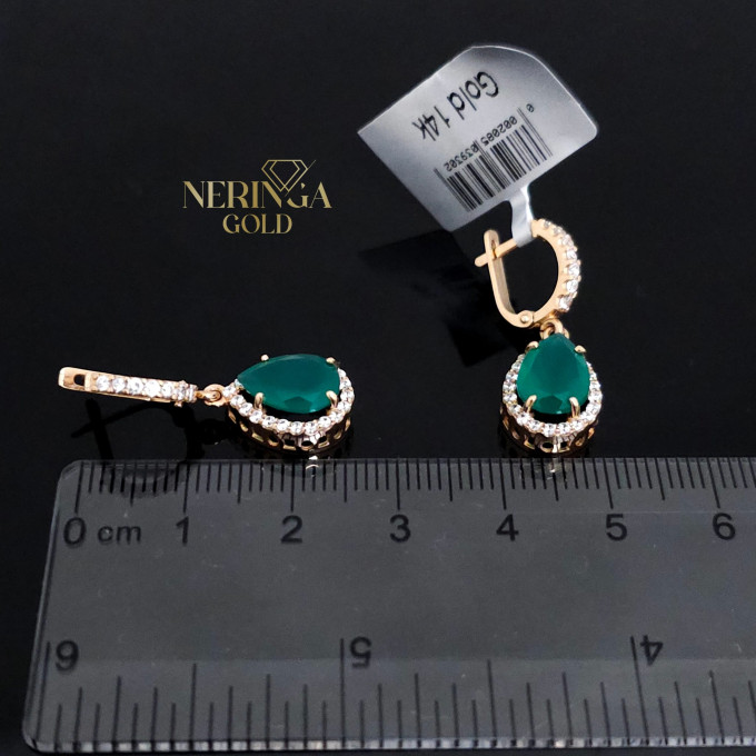 Rose gold english lock earrings #66881 Rose gold english lock earrings #66881