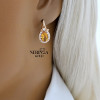Rose gold english lock earrings #63648 Rose gold english lock earrings #63648