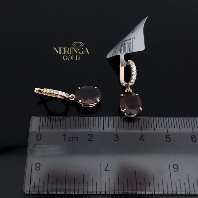 Rose gold english lock earrings #63647 Rose gold english lock earrings #63647