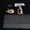 Rose gold english lock earrings #60533 Rose gold english lock earrings #60533