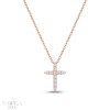 Rose gold gemstone necklace set #69218
