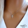 White gold gemstone necklace set #69222