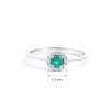 White gold gemstone ring #68091