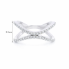 White gold gemstone ring #68094