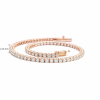 Rose gold gemstone necklace set #68097