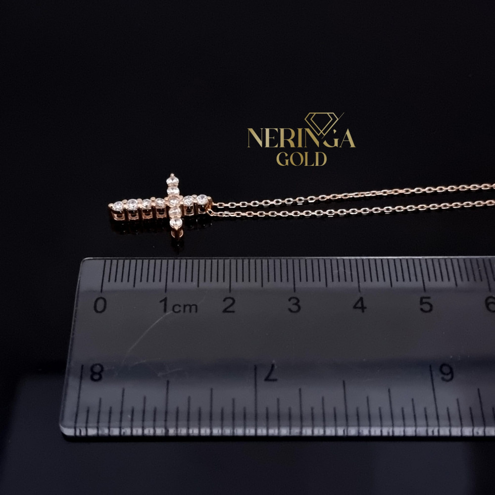 Rose gold necklace set #67860